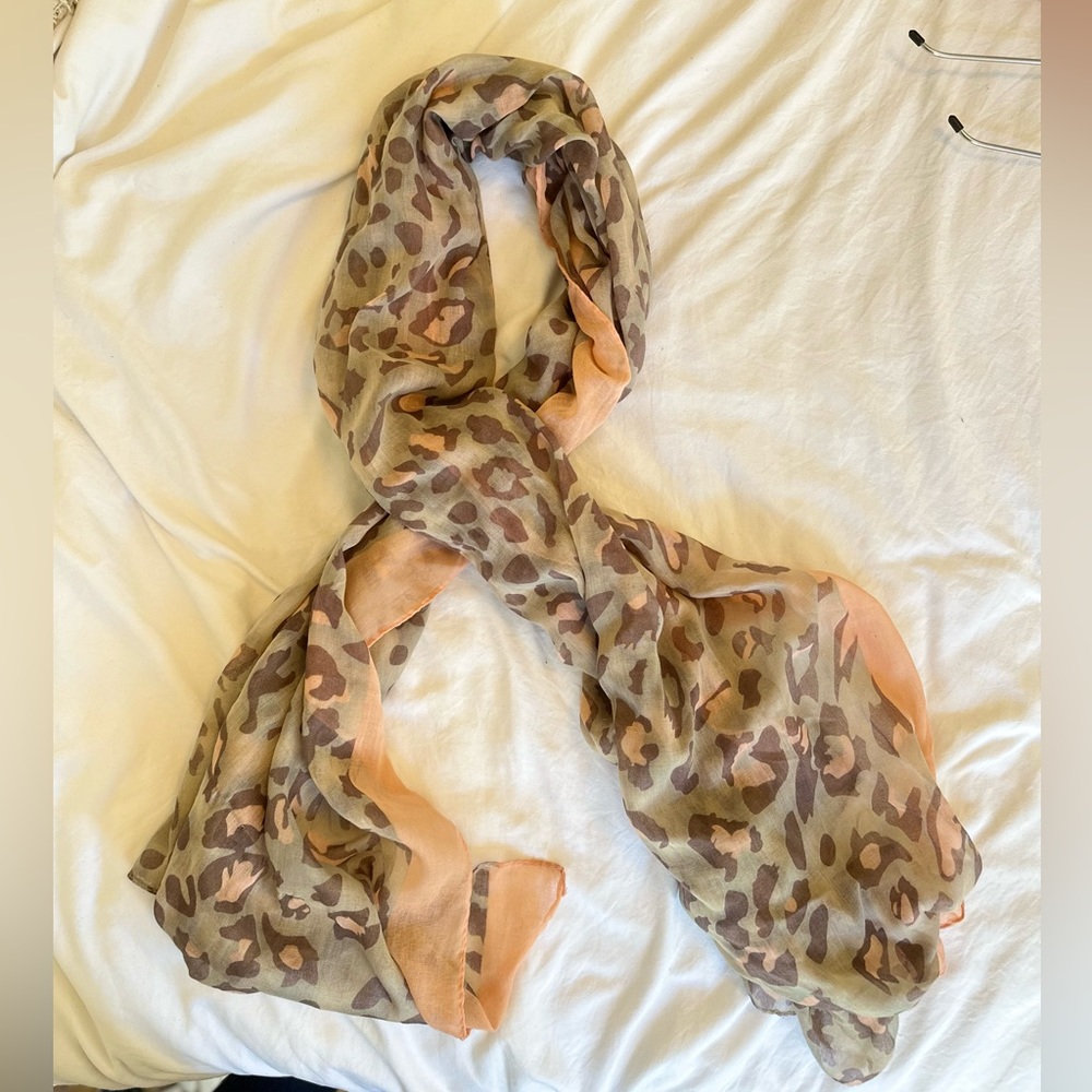 Cheetah Print Scarf
